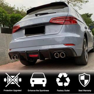 Bagkofangerdiffuser V1 (til S-Line HB 2017-2020, carbon) Audi A3 2012–2020 foto 2