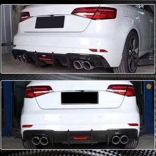 Bagkofangerdiffuser V1 (til S-Line HB 2017-2020, carbon) Audi A3 2012–2020 foto 3