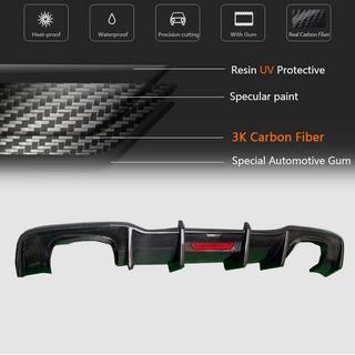Bagkofangerdiffuser V1 (til S-Line HB 2017-2020, carbon) Audi A3 2012–2020 foto 4