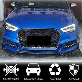 Frontspoilerlæbe Lip V4 (til S-Line Sedan 2017-2020, kulfiber) Audi A3 2012–2020 foto 2