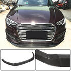 Audi A3 2012–2020 Frontsplitter-læbe Lip V3 (til S-Line Sedan 2017-2020, kulfiber) foto 1