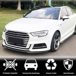 Frontsplitter-læbe Lip V3 (til S-Line Sedan 2017-2020, kulfiber) Audi A3 2012–2020 foto 2