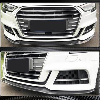 Frontsplitter-læbe Lip V3 (til S-Line Sedan 2017-2020, kulfiber) Audi A3 2012–2020 foto 3