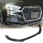 Audi A3 2012–2020 Front kofangerlæbe Lip V1 (til S-Line 2017-2020 Sedan, carbon) foto 1