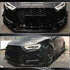 Audi A3 2012–2020 Front kofangerlæbe Lip V1 (til S-Line 2017-2020 Sedan, carbon) foto 7