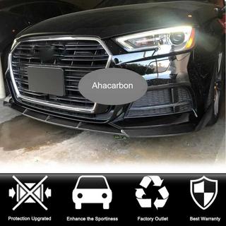 Front kofangerlæbe Lip V1 (til S-Line 2017-2020 Sedan, carbon) Audi A3 2012–2020 foto 4