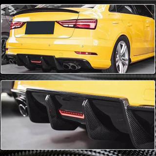 Bagkofangerdiffuser V3 (til S-Line Sedan 2017-2020, carbon) Audi A3 2012–2020 foto 3
