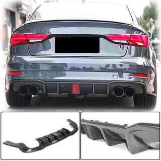 Bagkofanger diffuser V2 (til S-Line Sedan 2017-2020, carbon) Audi A3 2012–2020 foto 1