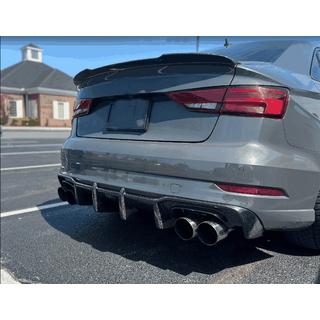 Bagkofangerdiffuser V1 (til S-Line Sedan 2017-2020, Carbon) Audi A3 2012–2020 foto 2