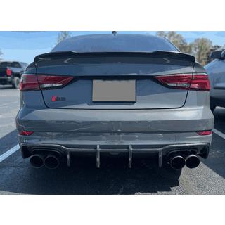 Bagkofangerdiffuser V1 (til S-Line Sedan 2017-2020, Carbon) Audi A3 2012–2020 foto 3