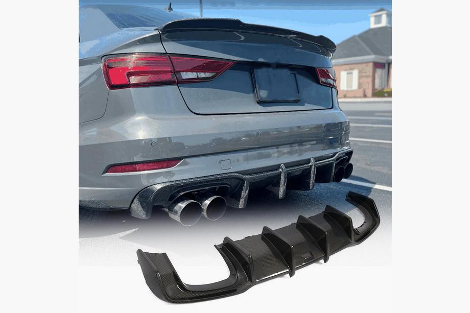 Audi A3 2012–2020 Bagkofangerdiffuser (FRP) Image