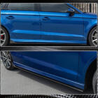 Audi A3 2012–2020 Sideskørter V2 (til S-Line Sedan, kulfiber) foto 3