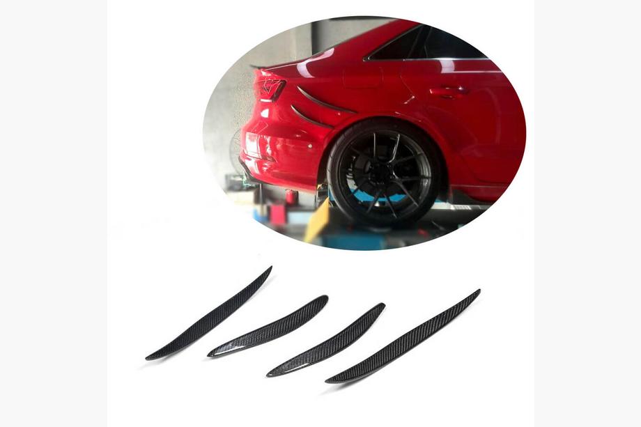 Audi A3 2012–2020 Bagkofangerbeskyttere (til S-Line Sedan 2012-2016, kulfiber) Image