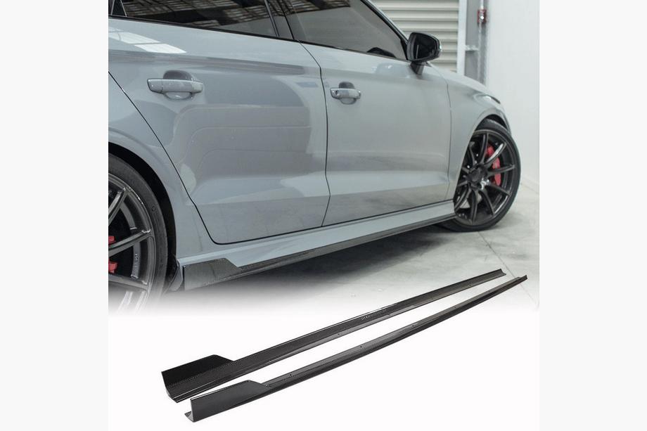 Audi A3 2012–2020 Sideskørter V1 (til S-Line Sedan, carbon) Foto 1