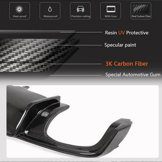 Bagkofanger-diffuser V1 (til S-Line Sedan 2015-2019, carbon) foto 3