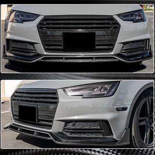 Frontspoilerlæbe til for kofanger Lip V2 (til S-Line Sedan 2015-2019, Carbon) foto 4