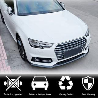 Frontspoiler læbe Lip V4 (til S-Line Sedan 2015-2019, carbon) foto 2