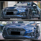 Audi A4 B9 2015–2024 Frontlæbe til kofanger Lip V2 (til S-Line Sedan 2019-2024, carbon) foto 5
