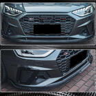 Audi A4 B9 2015–2024 Frontlæbe til forreste kofanger Lip V1 (til S-Line Sedan 2019-2024, carbon) foto 4
