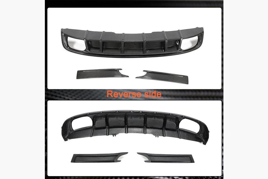 Audi A4 B9 2015–2024 Bagkofanger-diffuser (til S4 2017-2020, carbon) Foto 4