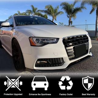 Frontspoiler-lip til forreste kofanger Lip V1 (til S-Line 2012-2015, carbon) Audi A5 2007–2015 foto 2