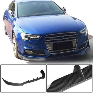 Frontlæbe til kofanger Lip V3 (til S-Line 2012-2015, carbon) Audi A5 2007–2015 foto 1