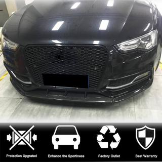 Front kofangerlæbe Lip V4 (til S-Line 2012-2015, kulfiber) Audi A5 2007–2015 foto 2