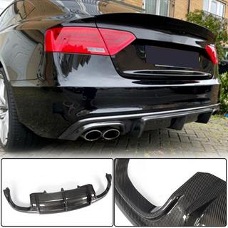 Bagkofanger-diffuser V3 (til S-Line 2012-2015, carbon) Audi A5 2007–2015 foto 1