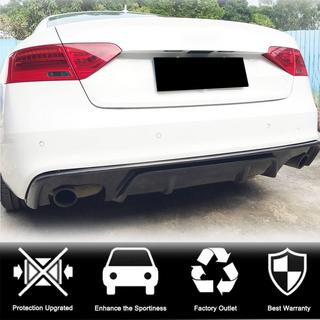 Bagkofanger diffuser V2 (til S-Line 2012-2015, carbon) Audi A5 2007–2015 foto 2