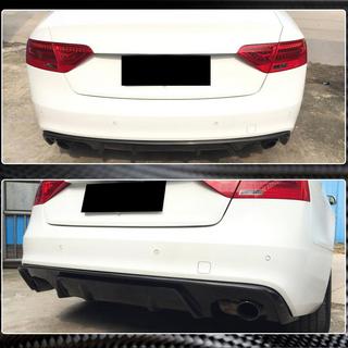 Bagkofanger diffuser V2 (til S-Line 2012-2015, carbon) Audi A5 2007–2015 foto 3