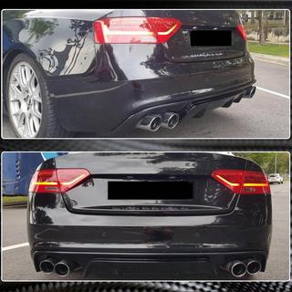 Bagkofanger diffuser V2 (til S-Line 2012-2015, carbon) Audi A5 2007–2015 foto 4