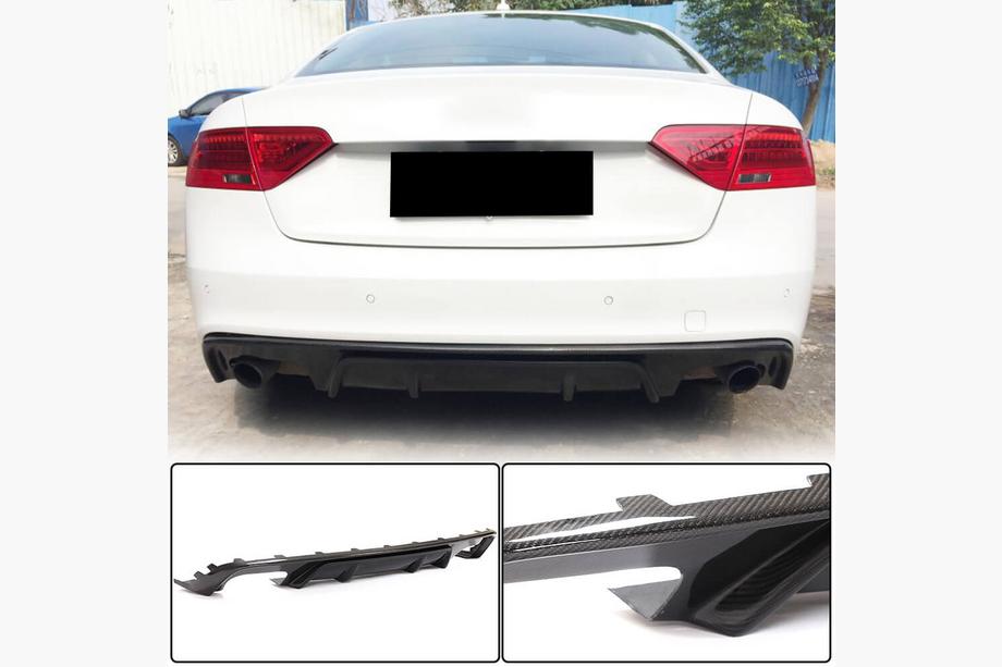 Audi A5 2007–2015 Bagkofanger diffuser V2 (til S-Line 2012-2015, carbon) Image