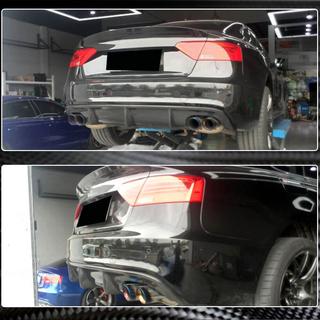Bagkofangerdiffuser V1 (til S-Line 2012-2015, Carbon) Audi A5 2007–2015 foto 3