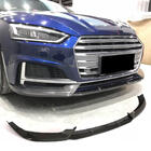 Audi A5 2016–2025 Front kofanger-lip (til S-Line coupé/cabriolet 2016-2020, carbon) foto 1