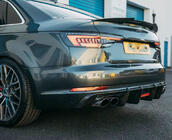 Audi A5 2016–2025 Bagkofanger-diffuser V1 (til S-Line 2016-2020, carbon) foto 9