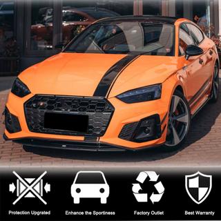 Front bumper læbe Lip V1 (til S-Line 2021-2025, carbon) foto 3