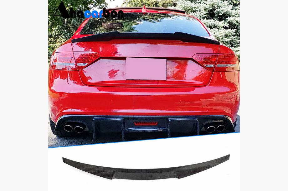 Audi A5 2007–2015 Spoiler V2 (til Coupé, Carbon) Image