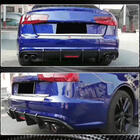Audi A6 C7 2011–2017 Bagkofanger diffuser i carbon (til S-Line 2014-2018) foto 2