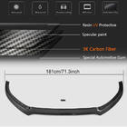 Audi A6 C7 2011–2017 Front bumperlæbe Carbon V3 (til S-Line 2014-2018) foto 5