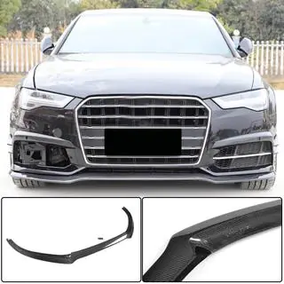 Front bumperlæbe Carbon V3 (til S-Line 2014-2018) foto 1