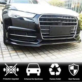 Front bumperlæbe Carbon V3 (til S-Line 2014-2018) foto 2