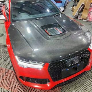 Motorhjelm (S7, 2014-2018, Carbon) foto 1