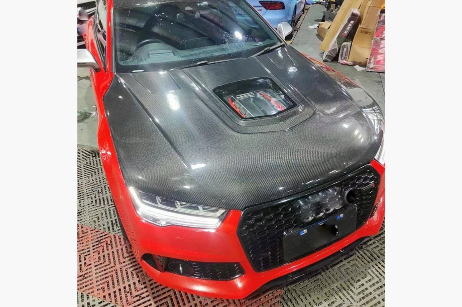 Audi A7 2010–2018 Motorhjelm (S7, 2014-2018, Carbon) Image