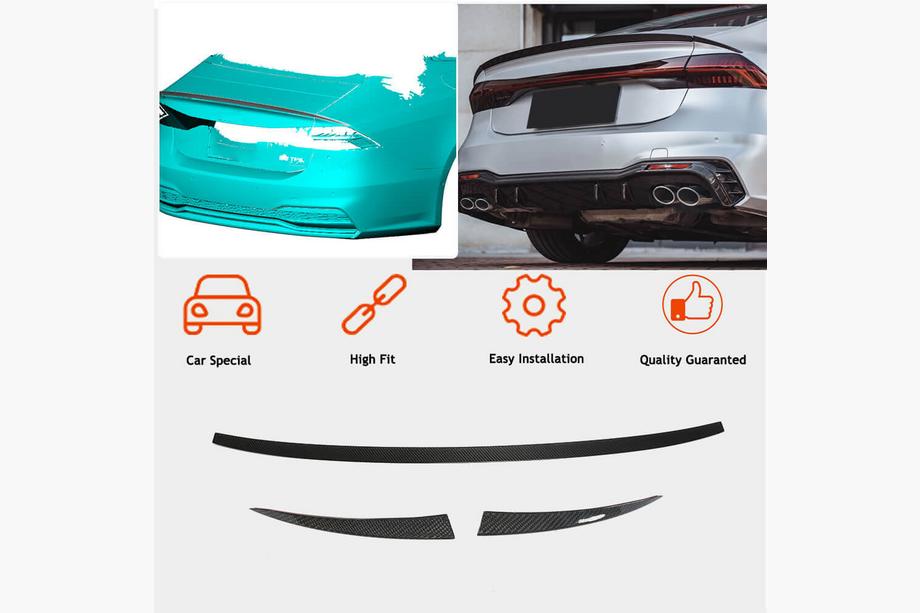 Audi A7 2018– Spoiler V1 (kulfiber) Foto 2