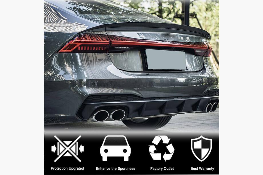 Audi A7 2018– Spoiler V1 (kulfiber) Foto 3