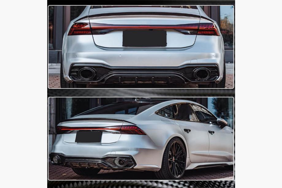 Audi A7 2018– Spoiler V1 (kulfiber) Foto 4