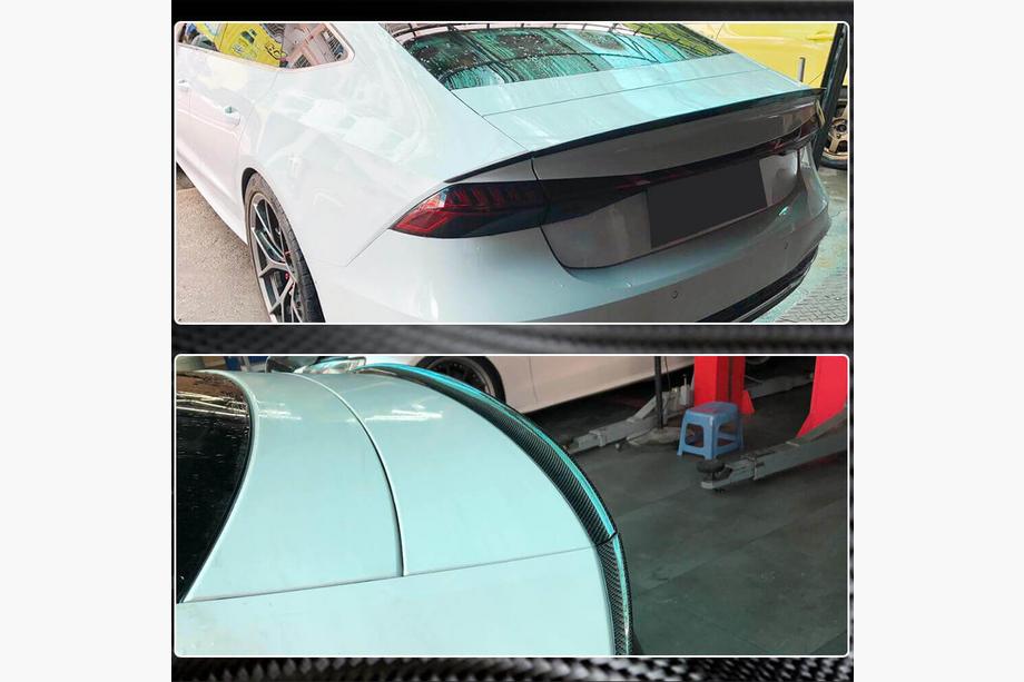Audi A7 2018– Spoiler V1 (kulfiber) Foto 5