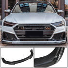 Audi A7 2018– Frontspoiler læbe til forreste kofanger Lip (til S-Line 2018-2022, carbon) foto 1