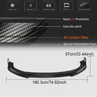 Audi A7 2018– Frontspoiler læbe til forreste kofanger Lip (til S-Line 2018-2022, carbon) foto 5