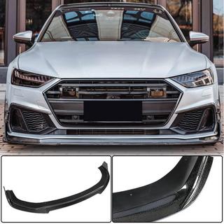 Frontspoiler læbe til forreste kofanger Lip (til S-Line 2018-2022, carbon) foto 1